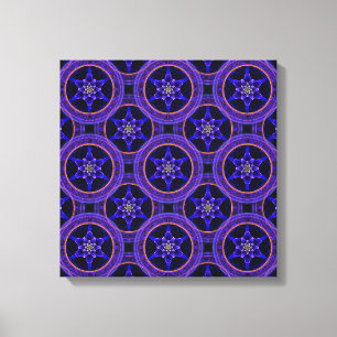 Floral Modern Boho Elegant Abstract Pattern #505 Canvas Print