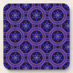 Floral Modern Boho Elegant Abstract Pattern #505 Coaster
