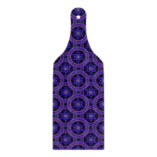 Floral Modern Boho Elegant Abstract Pattern #505 Cutting Board (Front)