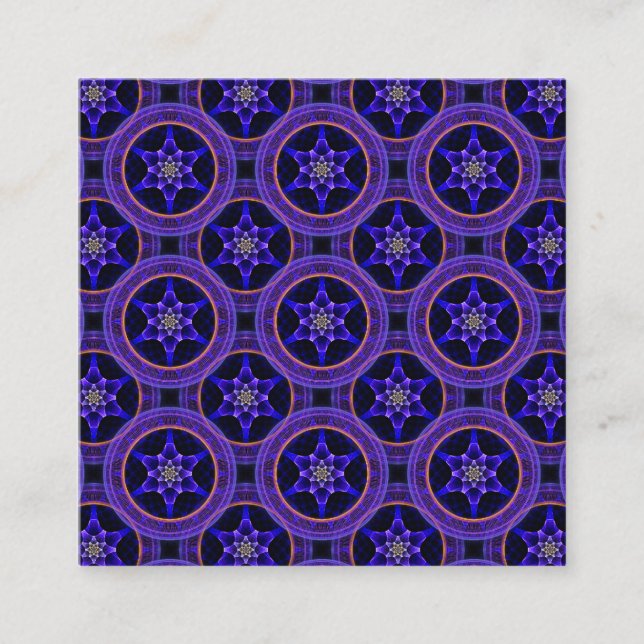 Floral Modern Boho Elegant Abstract Pattern #505 Enclosure Card (Front)
