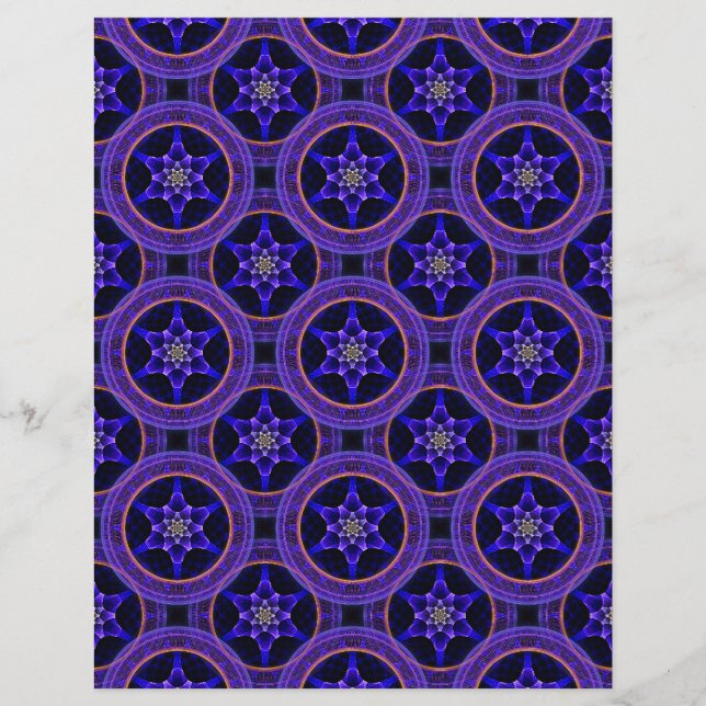 Floral Modern Boho Elegant Abstract Pattern #505 Flyer (Front)