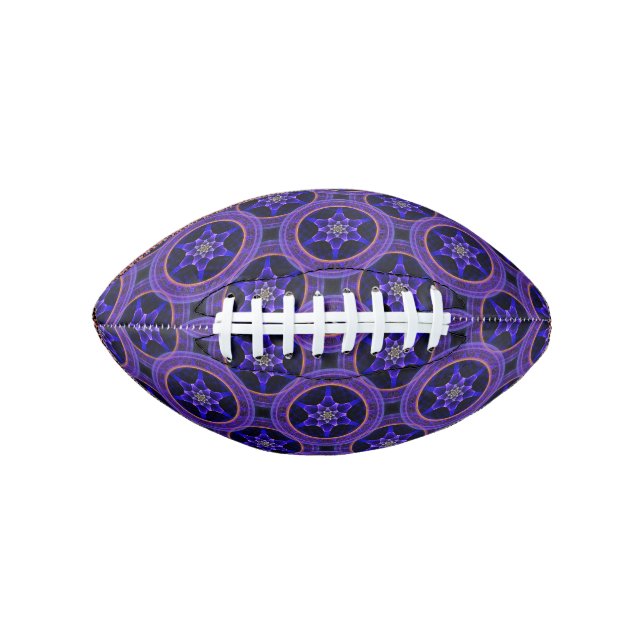 Floral Modern Boho Elegant Abstract Pattern #505 Football (Front)
