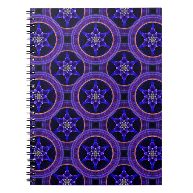 Floral Modern Boho Elegant Abstract Pattern #505 Notebook (Front)