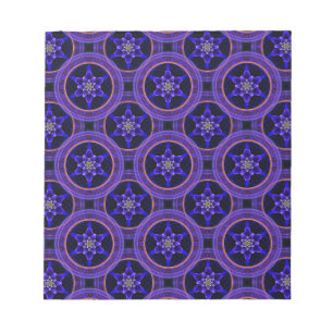 Floral Modern Boho Elegant Abstract Pattern #505 Notepad