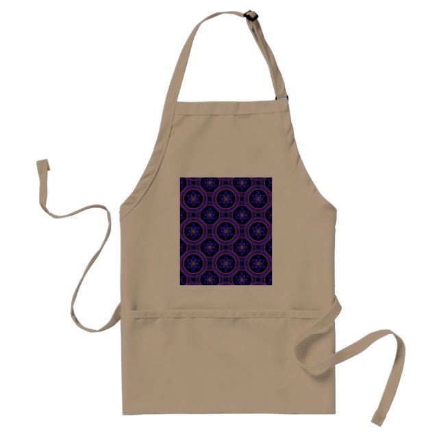 Floral Modern Boho Elegant Abstract Pattern #505 Standard Apron (Front)