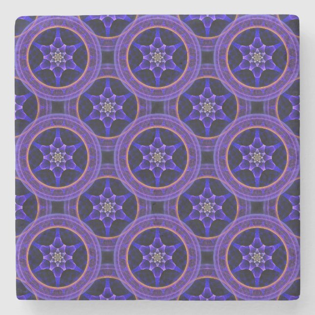 Floral Modern Boho Elegant Abstract Pattern #505 Stone Coaster (Front)