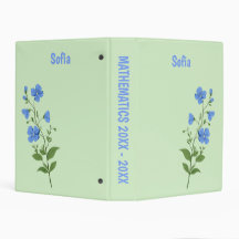 Floral modern daisy blue girly elegant stylish