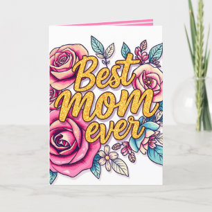 Floral Modern Luxury Gift Collection Card