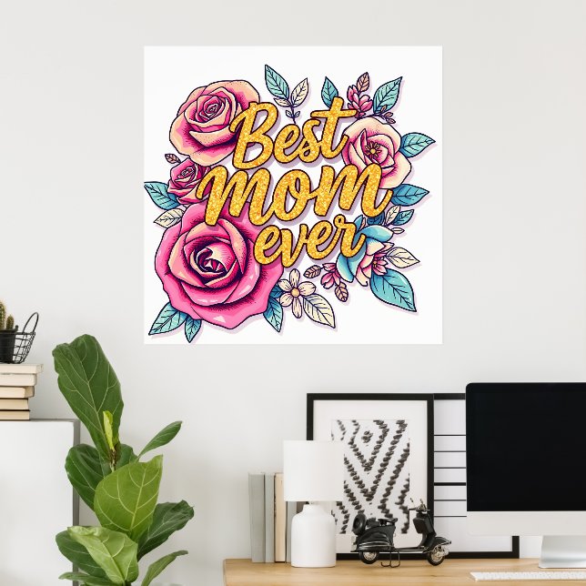 Floral Modern Luxury Gift Collection Poster (Home Office)