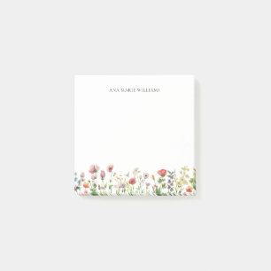 Floral Modern Minimalist Post-it Notes