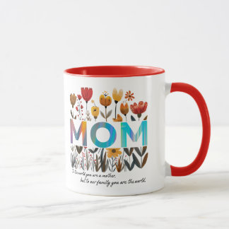 Floral MOM mug