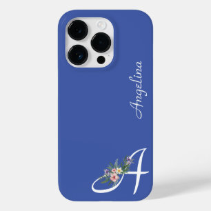 Floral Monogram  A Retirement Case-Mate iPhone 14 Pro Case