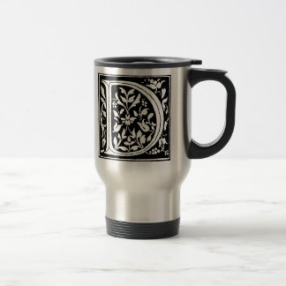 Floral Monogram 'D' - Mug