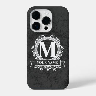 Floral Monogram Design Case-Mate iPhone Case