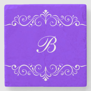 Floral Monogram Drink Coasters