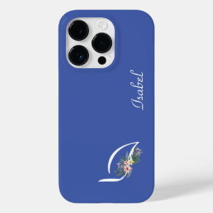 Floral Monogram I Retirement Case-Mate iPhone 14 Pro Case