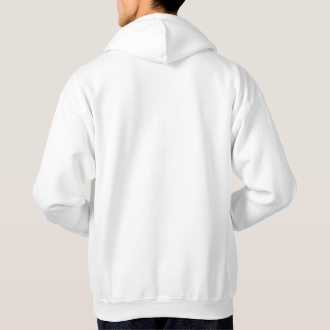 Floral Monogram Letter K Hoodie (Back)