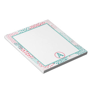 Floral Monogram Notepad