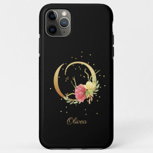 Floral Monogram Personalise Name Initial O Letter Case-Mate iPhone Case
