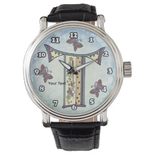 floral Monogram Watch