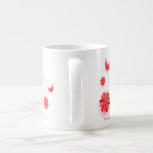  floral morning routine mug, Mother's day Coffee Mug
