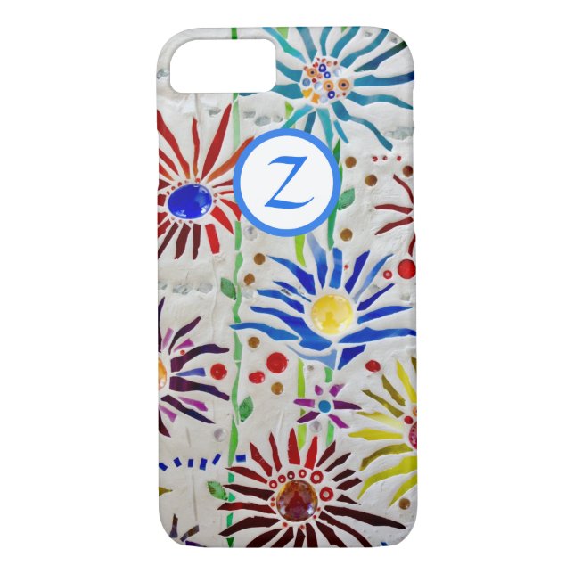 Floral Mosaic Case-Mate iPhone Case (Back)