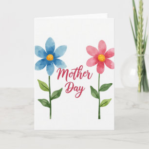 Floral Mother Day Art Card