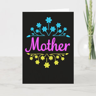 Floral Mother Graphic Card