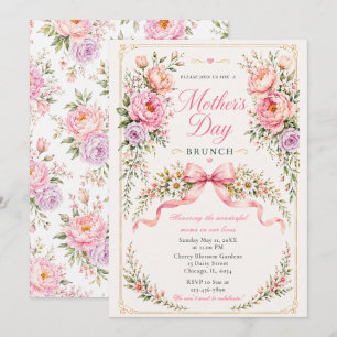 Floral Mother’s Day Brunch Invitation