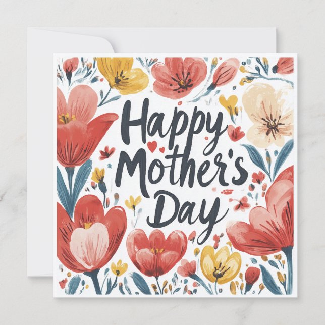 Floral Mother’s Day Card (Front)