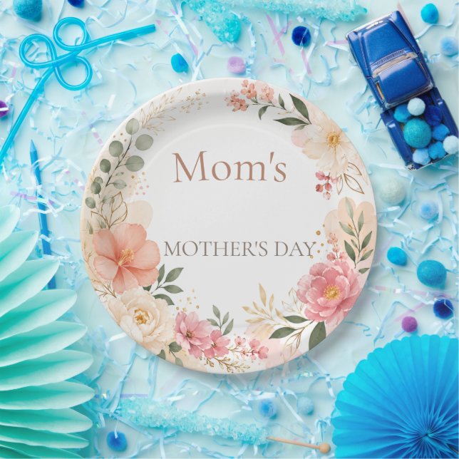 Floral Mother’s Day Plates (Party)