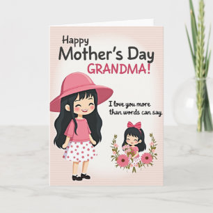 Floral Mothers Day Artwork Card