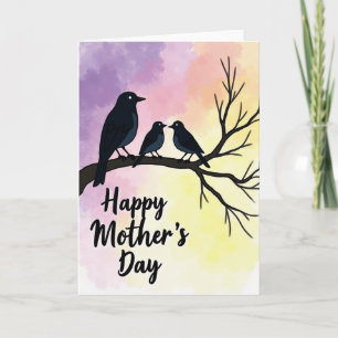 Floral Mothers Day Avian Card