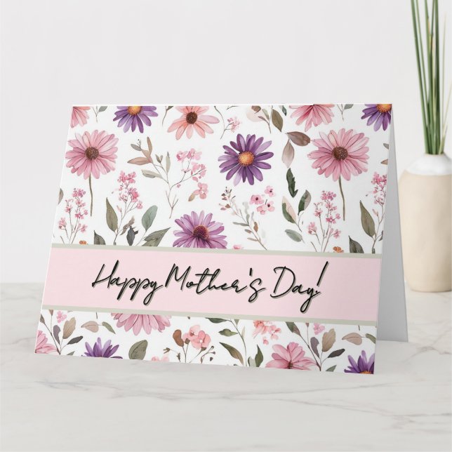 Floral Mother's Day Card (Front)