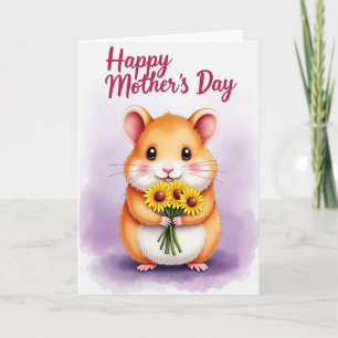 Floral Mothers Day Creature Card