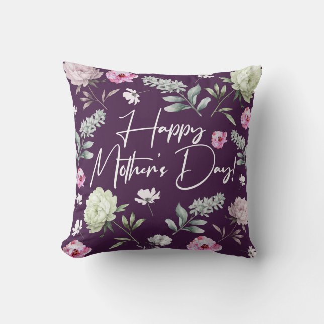 Floral Mother's Day Cushion (Front)