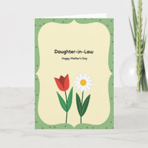 Floral Mothers Day Daisy Card