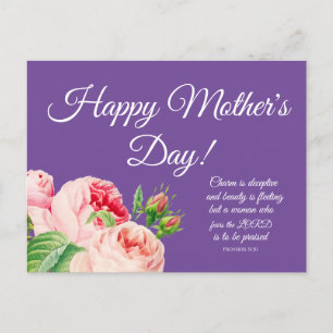 Floral Mother's Day Postcard