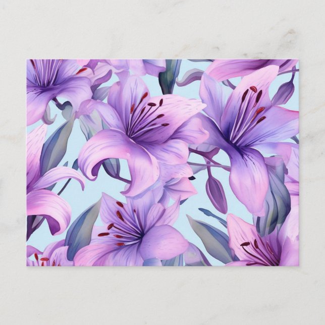 Floral Motifs Postcard (Front)