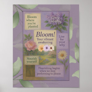 Floral Motivation Poster