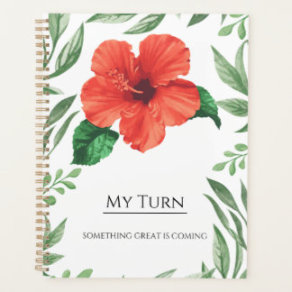 Floral Motivational Notebook – My Turn – Something Planner