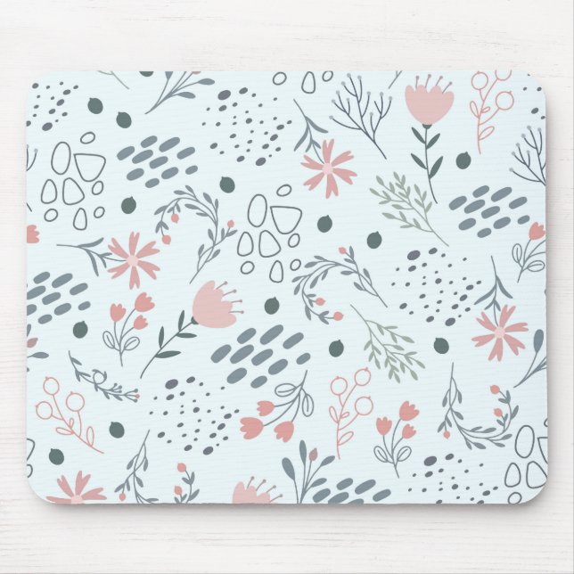 Floral Mouse Pad (Front)
