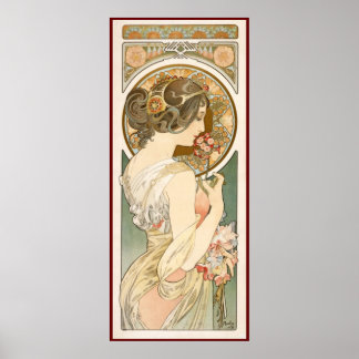Floral. Mucha Poster