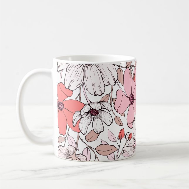 Floral Mug (Left)