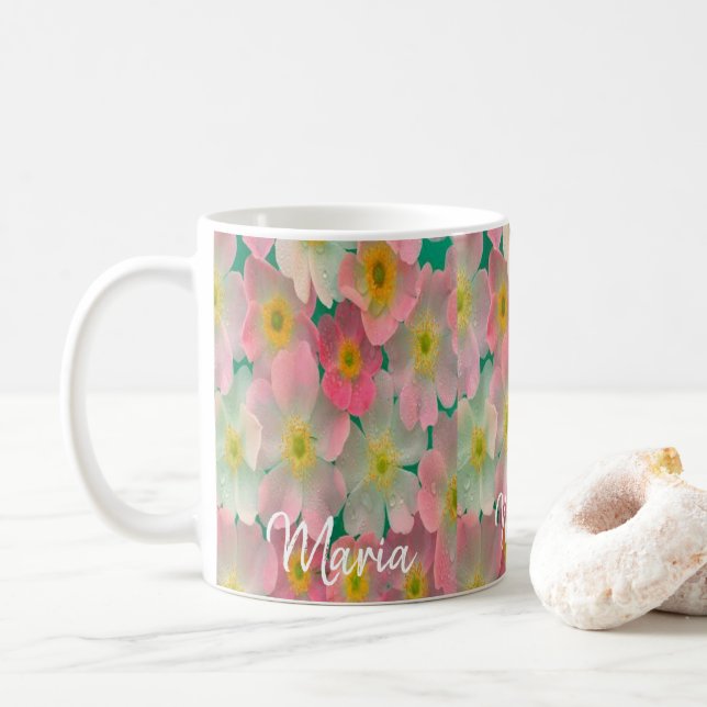 Floral Mug (With Donut)