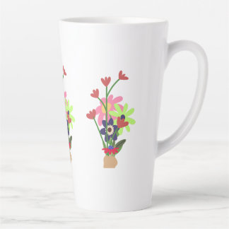 floral mug