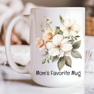 Floral Mug for Mum & Her, Birthday, Mothers day