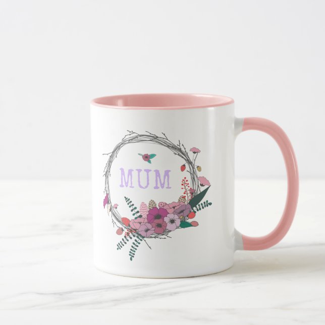 Floral Mum Mug (Right)