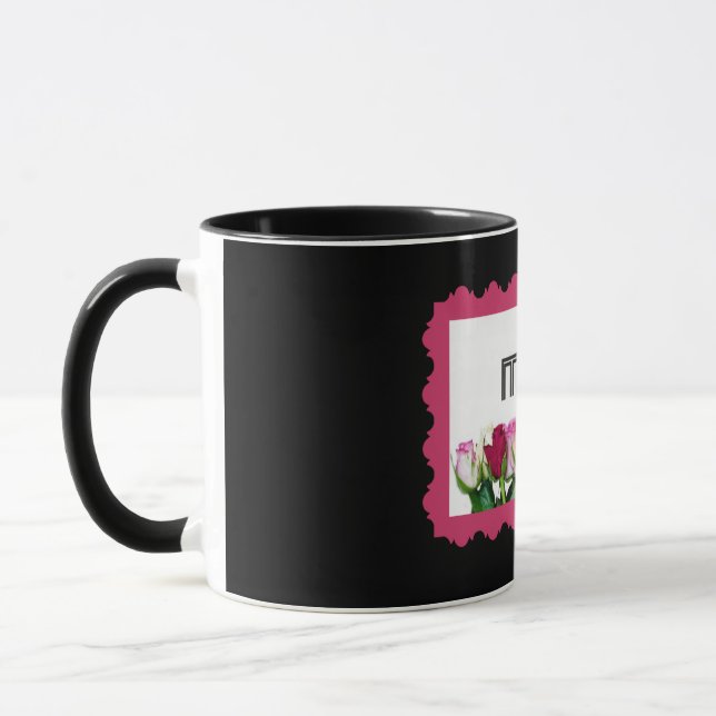Floral Mum Stamp Mug (Left)