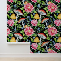Floral Mushroom Pattern